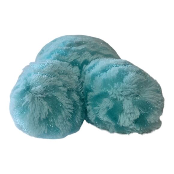 Peeps Bunny Rabbit Plush Blue Aqua Chevron Textured Pattern Stuffed Animal - Picture 7 of 16